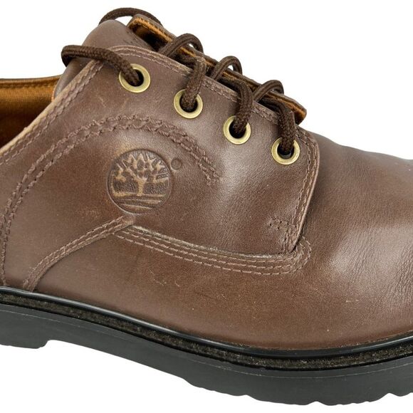 Timberland Men's Classic Waterproof Brown Leather Oxford  Size 11.5 - Picture 7 of 16